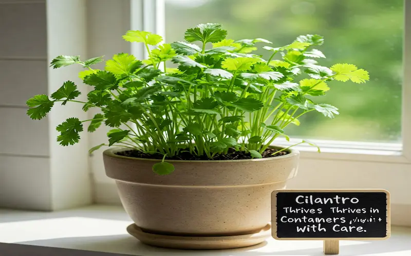 How to Grow Cilantro in Containers