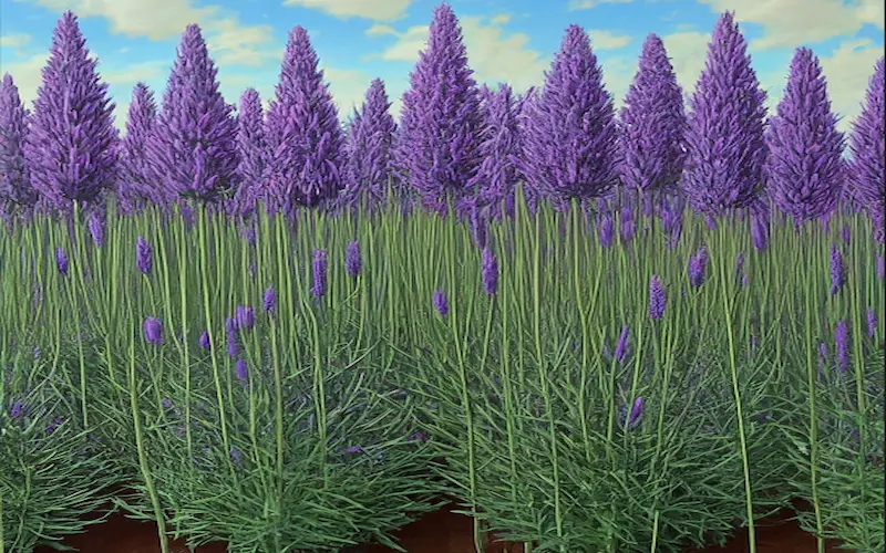 Lavender plant growing pictures