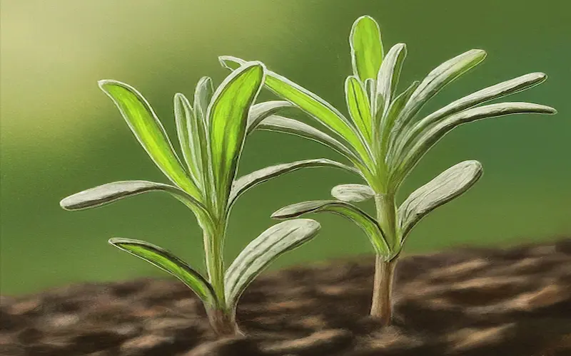 Lavender seedlings