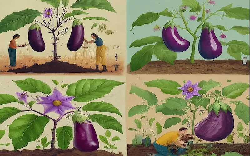 Life cycle of eggplant