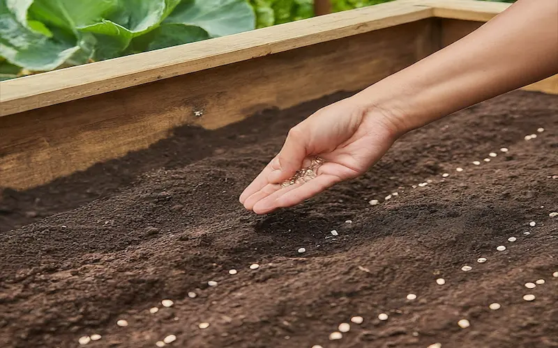 Cauliflower sowing