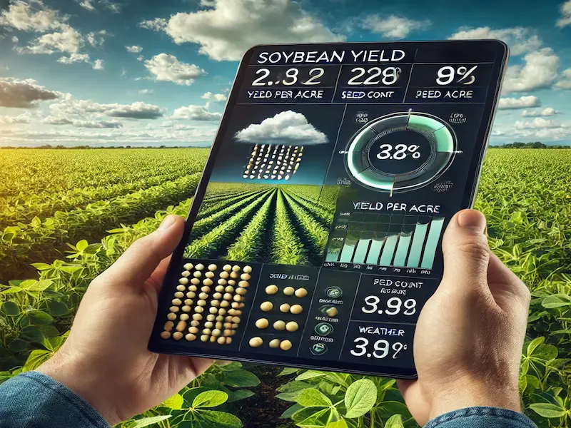 Soybean yield estimator