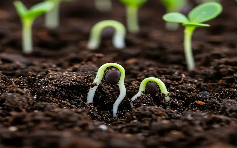 Spinach germination time