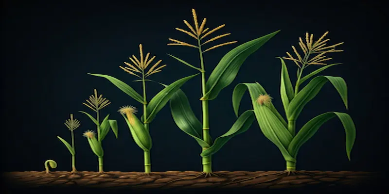 Corn growth stages photos