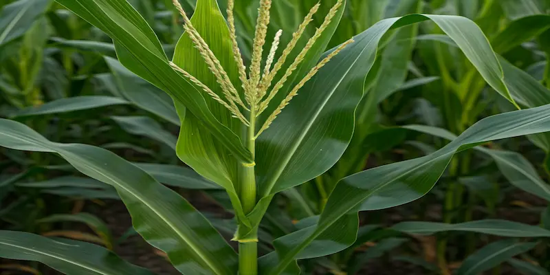 Corn plant photo