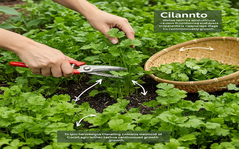 How to harvest cilantro