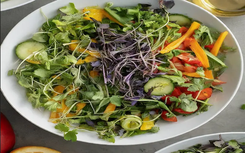 Microgreen salads recipes