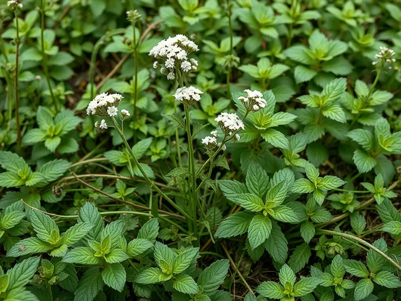 Mint with yarrow