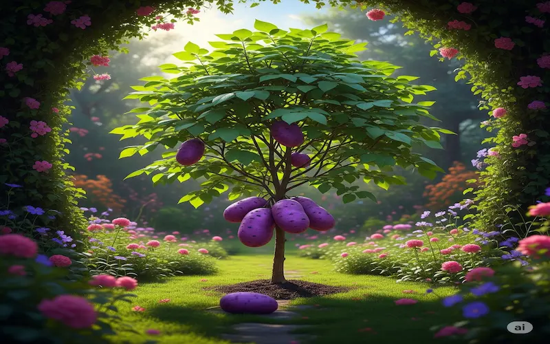growing purple potatoes