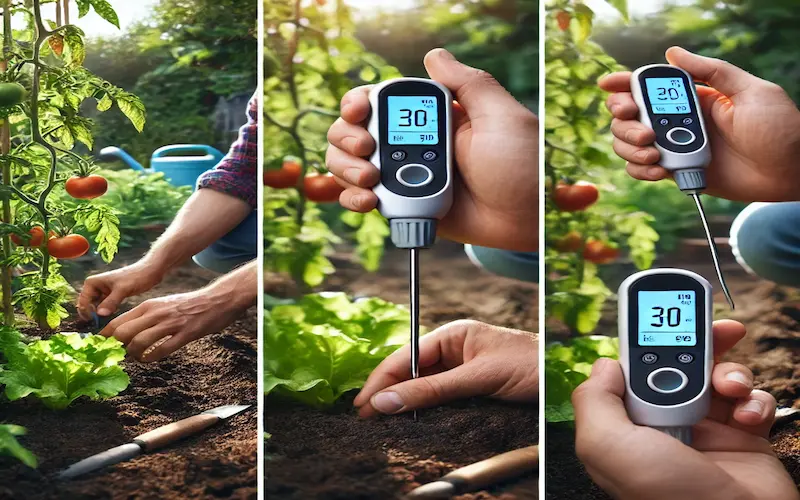 Use of digital soil tester