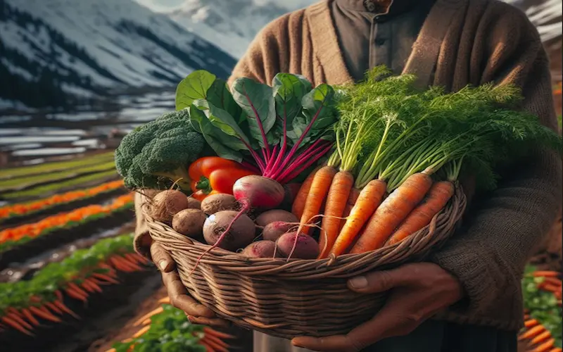 Winter season vegetables