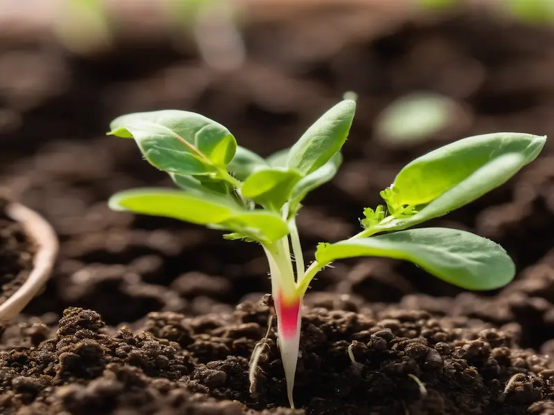 Radish Plant germination